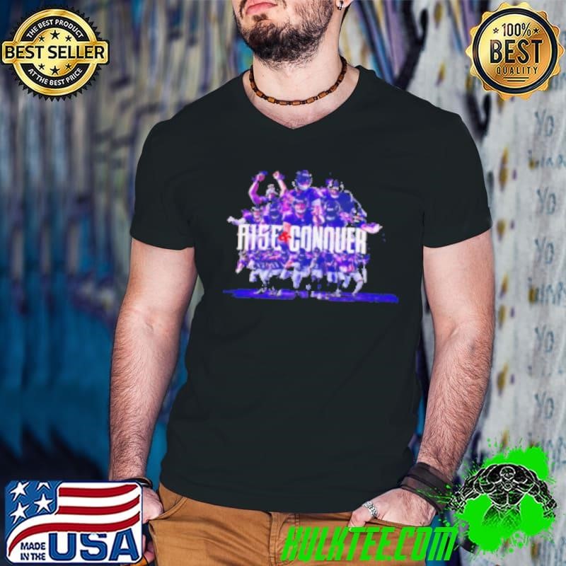 Baltimore Ravens Football Team NFL 2024 Rise And Conquer Shirt