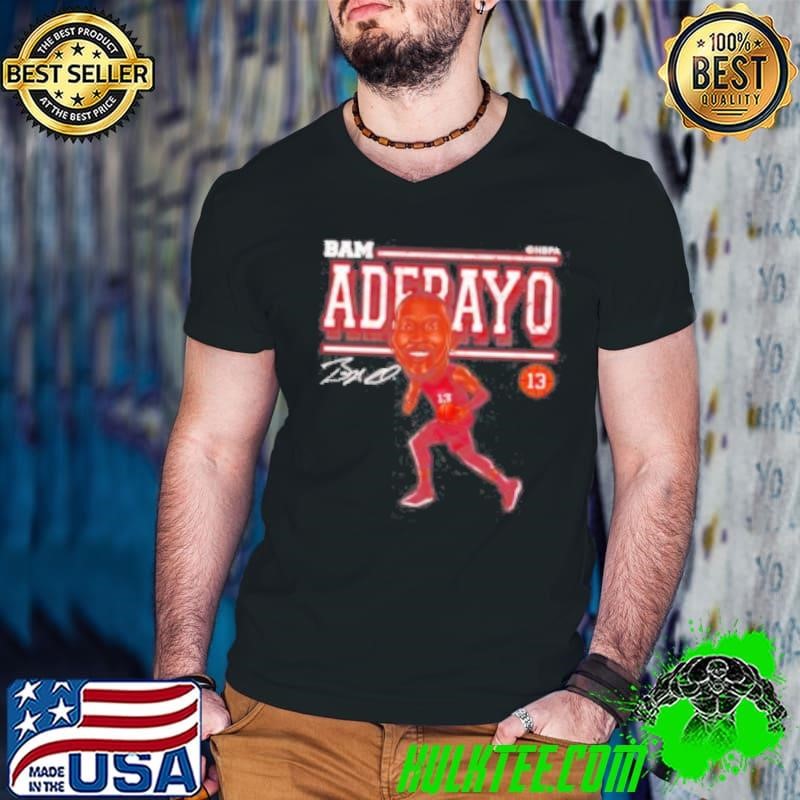 Bam Adebayo Miami Heat caricature player signature Shirt