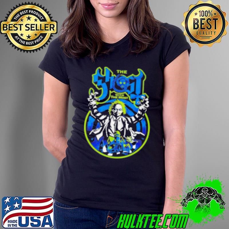 Beetlejuice the ghost with the most cartoon design Halloween Ladies Tee