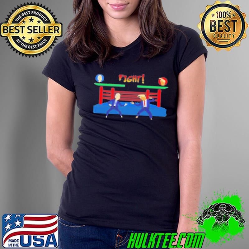 Biden Vs Trump Boxing Fight 2024 Ladies Tee