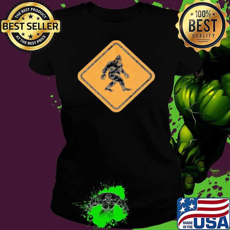 Bigfoot Crossing Sign Shirt