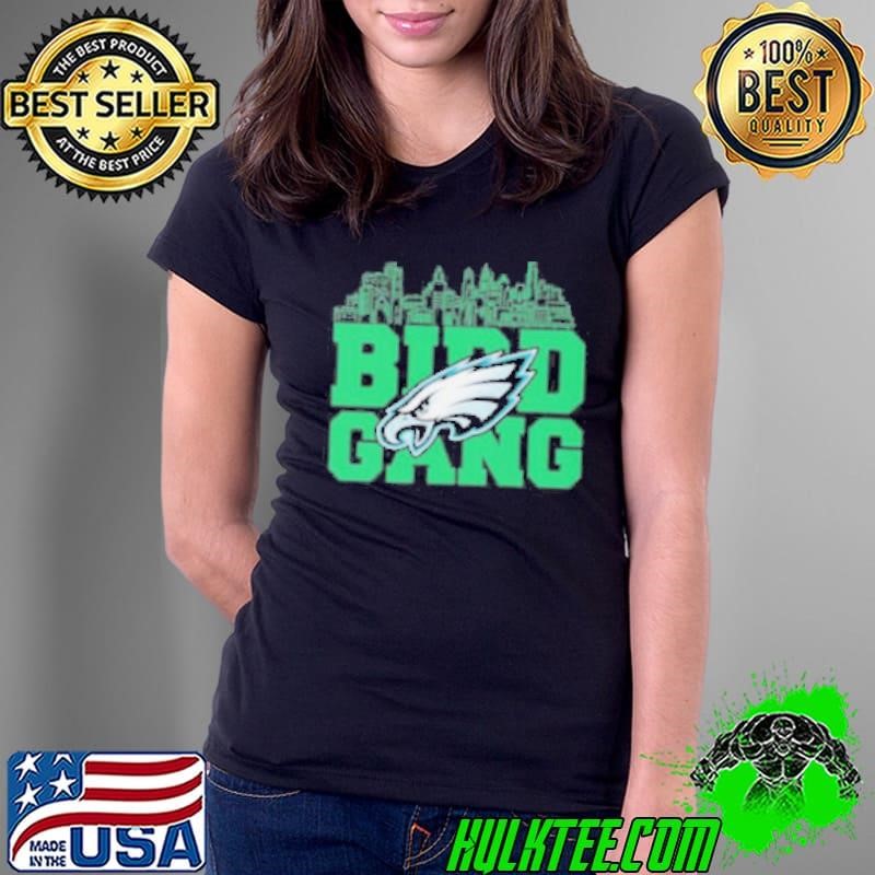 Bird Gang Philadelphia Eagles Skyline Ladies Tee