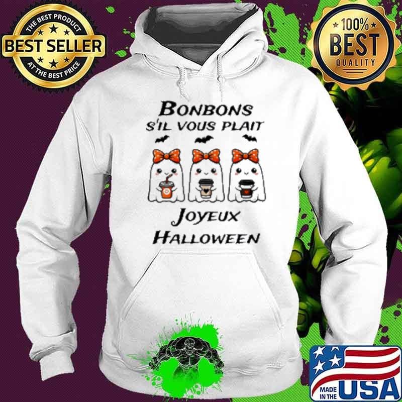 Bonbons S'il Vous Plait Joyeux Halloween Teacher Hoodie