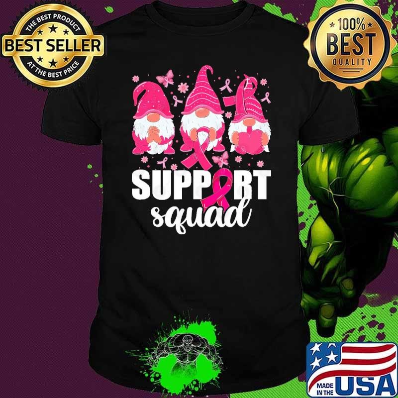 Breast Cancer Awareness Gnomes Support Squad Unisex