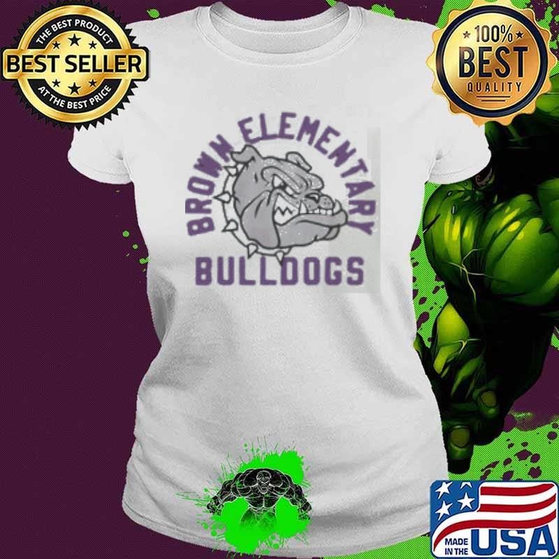 Brown Elementary Bulldogs logo shirt