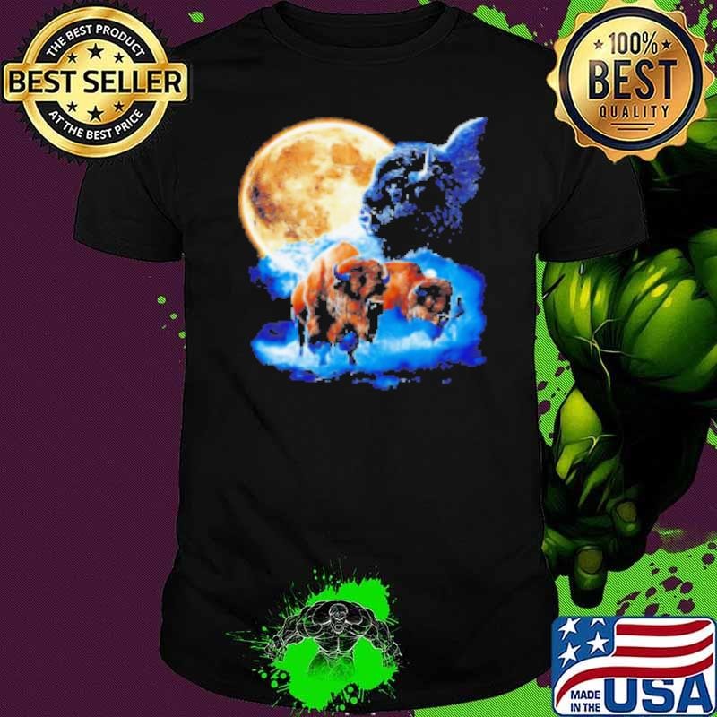 Buffalo Wolfpack under the moonlight Shirt