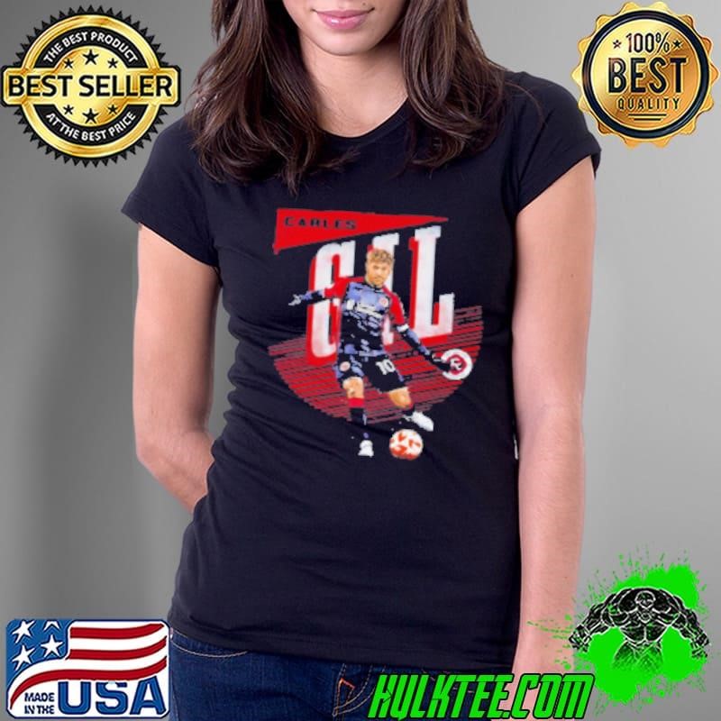 Carles Gil New England Revolution FC player Ladies Tee Carles Gil New England Revolution FC player Ladies Tee
