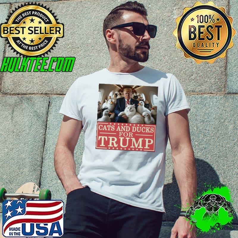 Cats and Ducks for Trump 2024 Stars Kittens and Ducks for Trump Unisex Cats and Ducks for Trump 2024 Stars Kittens and Ducks for Trump Unisex