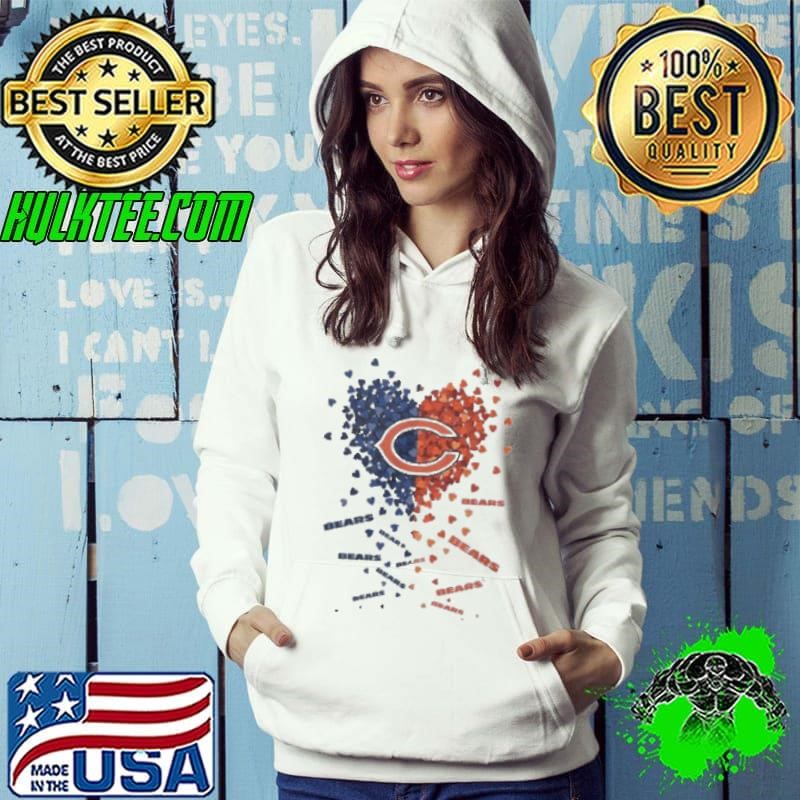 Chicago Bears Heart Hoodie