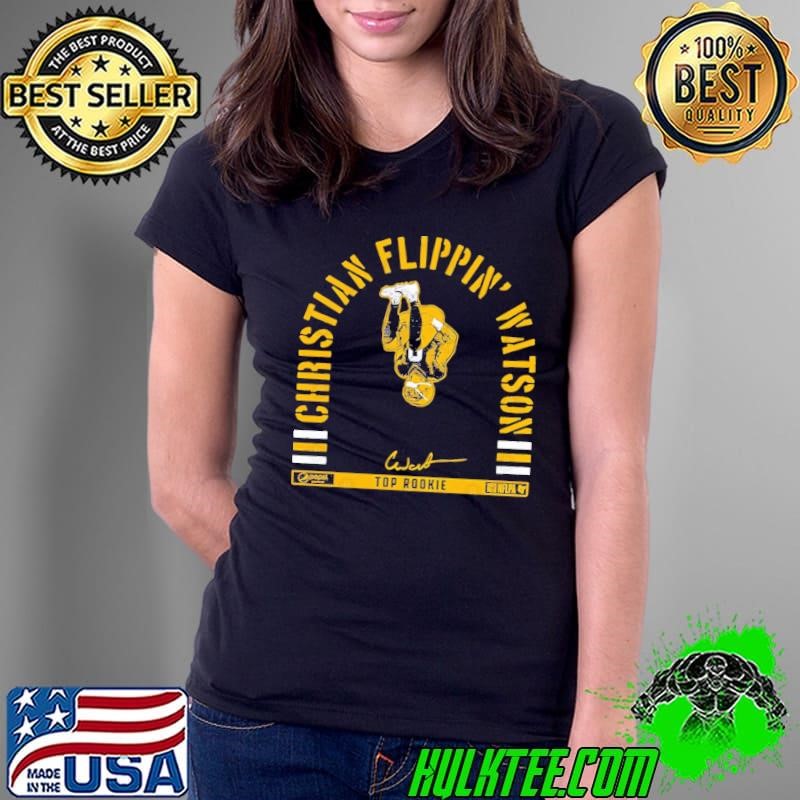 Christian Watson Flippin' American professional football wide receiver Ladies Tee