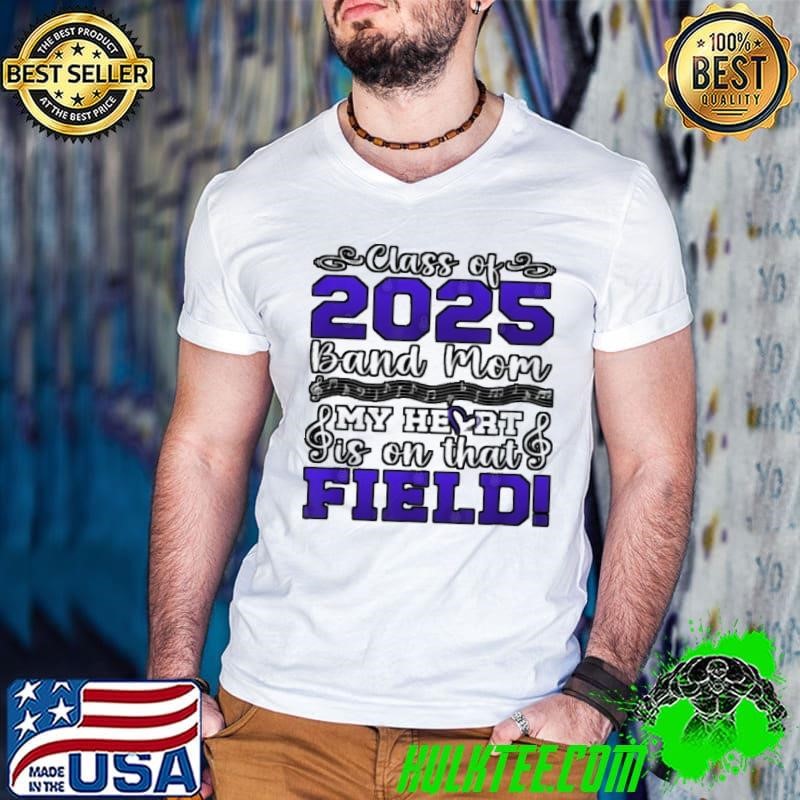 Class Of 2025 Senior Band Mom Senior Marching Band Mama Guys V Neck