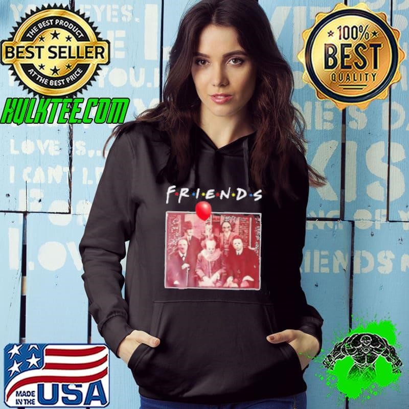 Classic Horror Friends Halloween Characters Hoodie