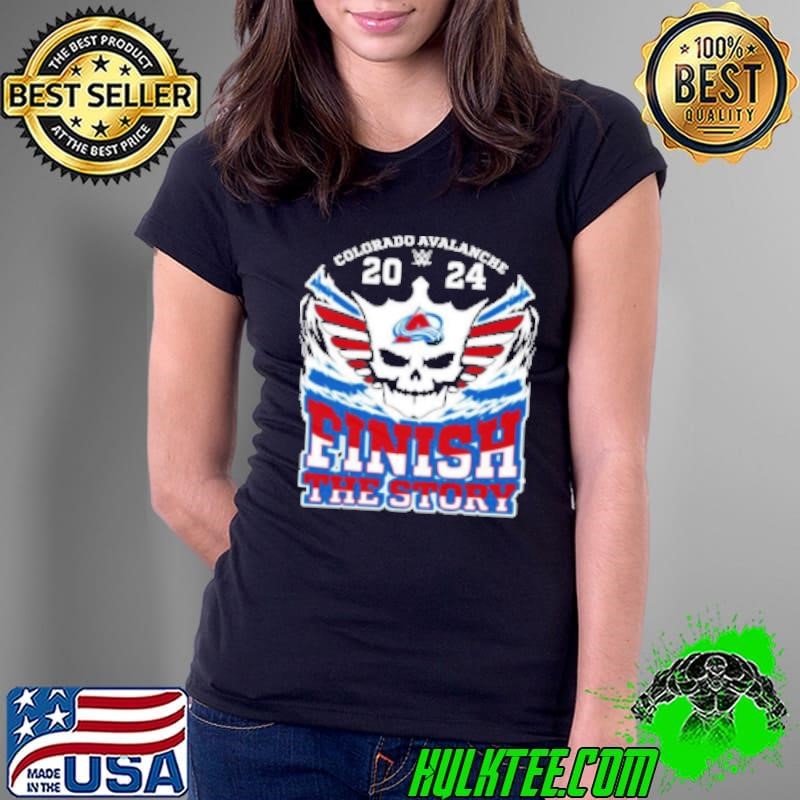 Cody Rhodes X Colorado Avalanche 2024 Finish The Story Shirt