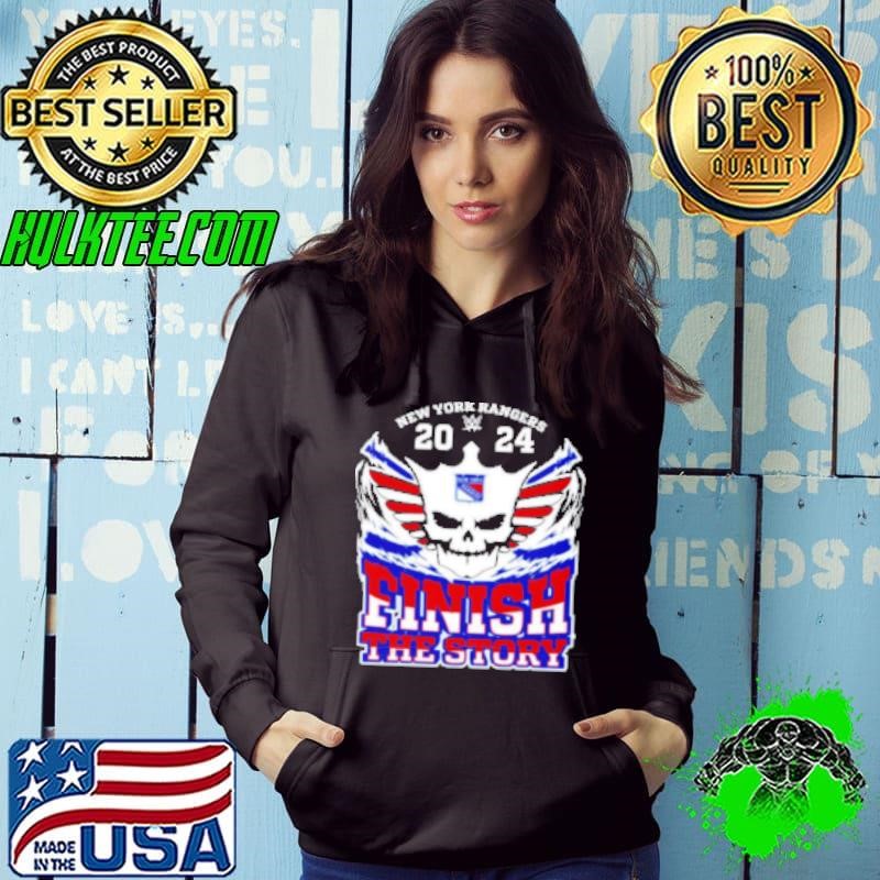 Cody Rhodes X New York Rangers 2024 Finish The Story Hoodie