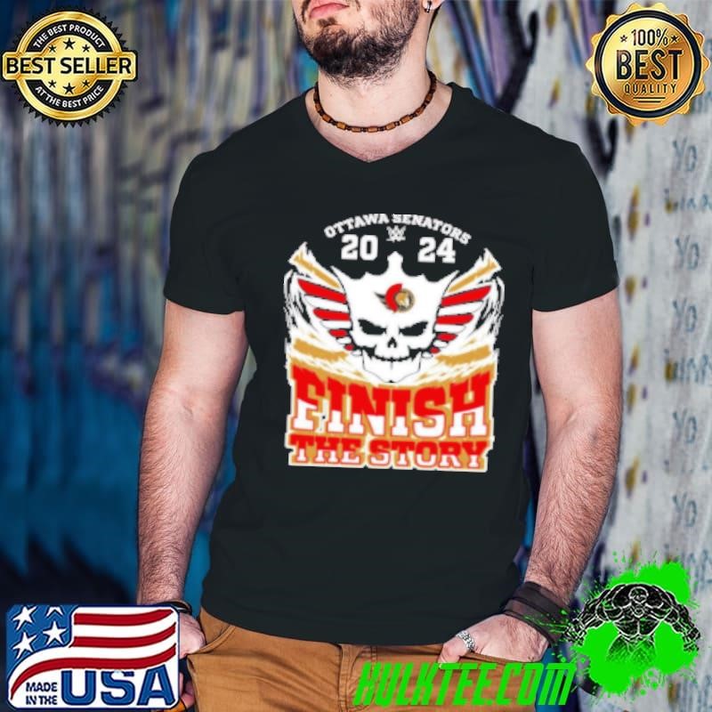 Cody Rhodes X Ottawa Senators 2024 Finish The Story Guys V Neck