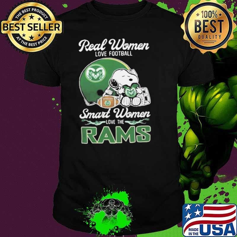 Colorado State Rams x Snoopy Real Women Love Football Smart Women Helmet 2024 Shirt