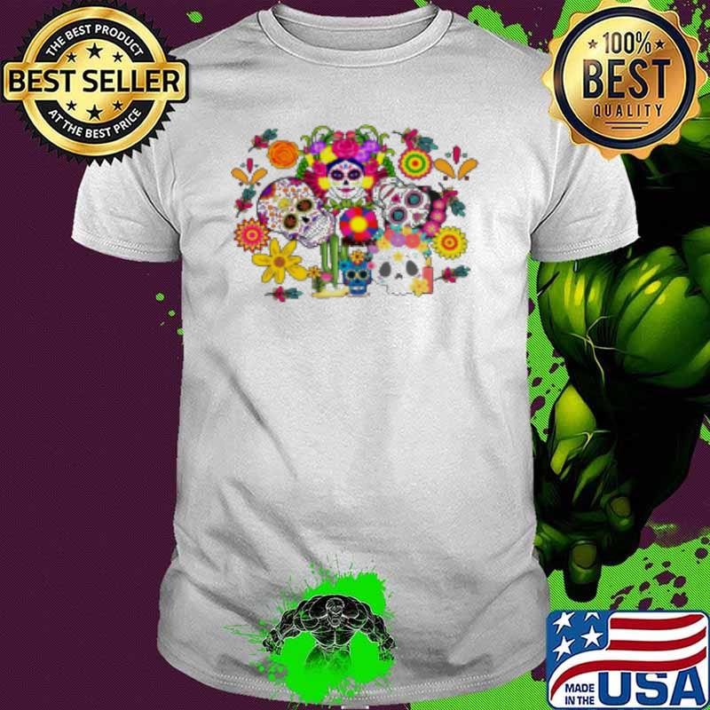 Colorful Skull Mexico Halloween Spanish Teacher Shirt