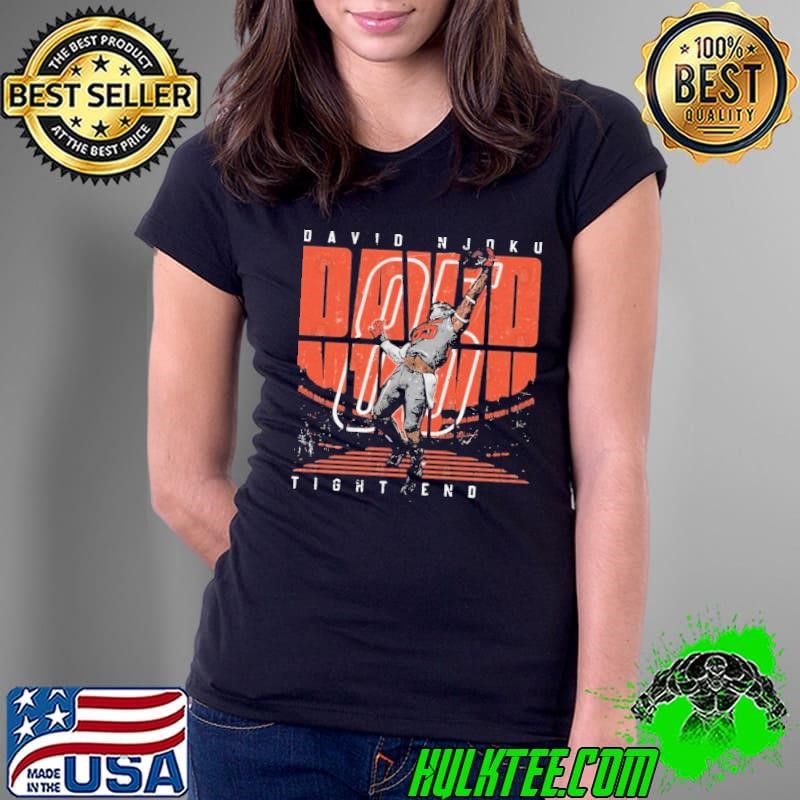 David Njoku Cleveland Stadium American football tight end Ladies Tee
