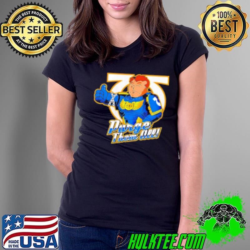 Demetrian Titus Warhammer 40K X Vault Boy Purge Them All Shirt