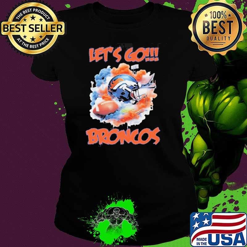 Denver Broncos Vintage Helmet Let’s Go Broncos shirt