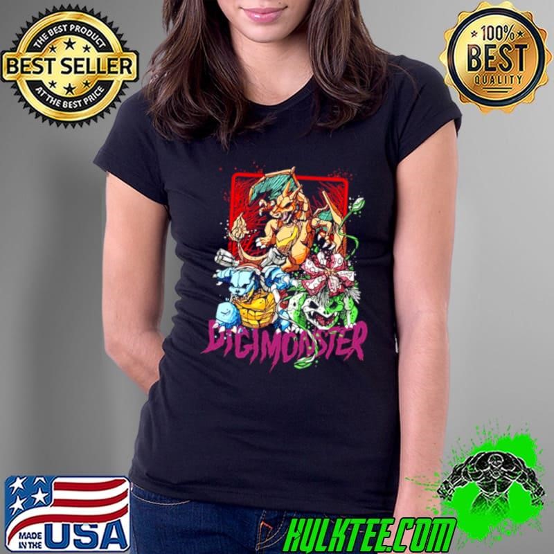 Digiman Moster Halloween Spooky Illustration shirt