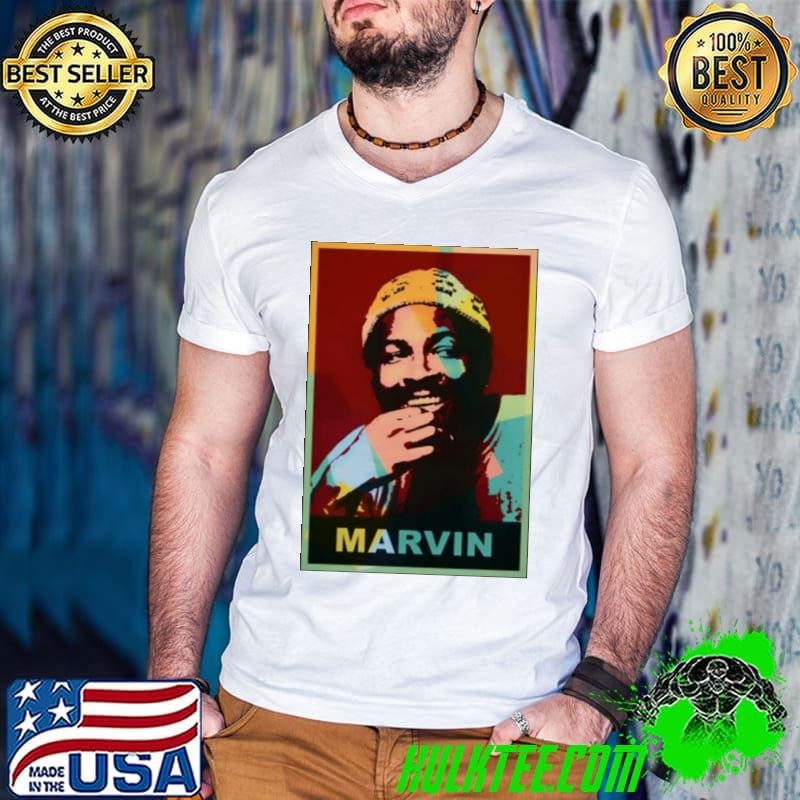 Digital Color Art Marvin Gaye shirt