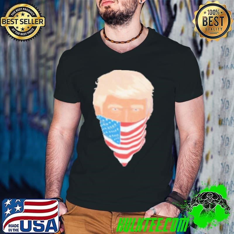 Donald Trump Patriotic USA Flag Bandana Trump Rally Youth Shirt