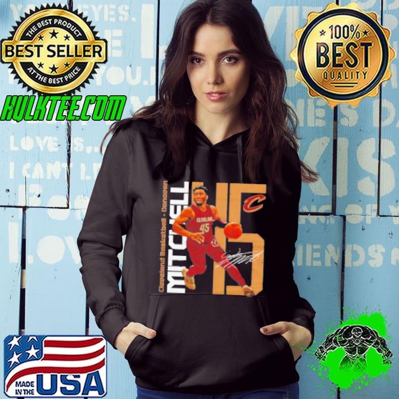 Donovan Mitchell Cleveland Cavaliers Stretch Signature Vintage Hoodie