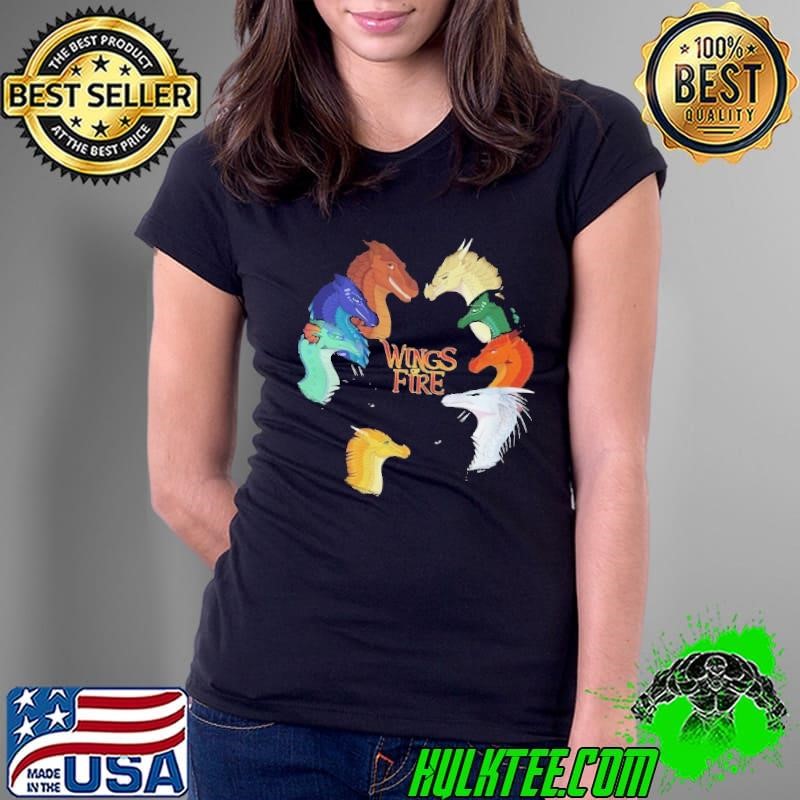 Dragon wings of fire Ladies Tee Dragon wings of fire Ladies Tee