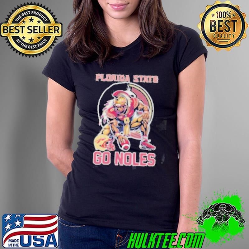 Florida State Seminoles Football Go Noles Mascot Ladies Tee