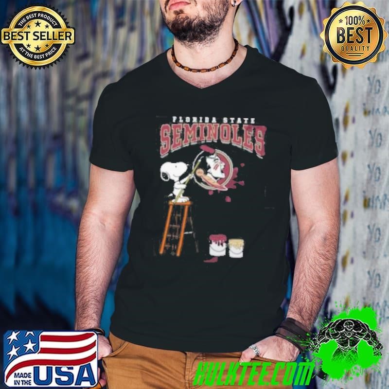 Florida State Seminoles Snoopy Painting Shirt