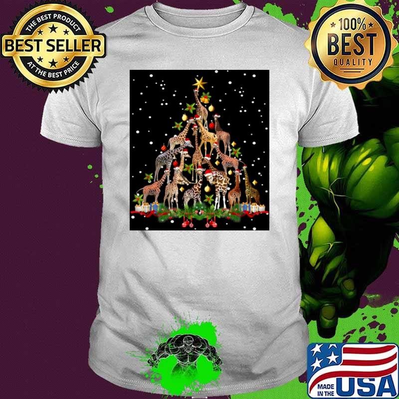 Funny Giraffe Christmas Tree Ornament Decor Gift Cute Shirt