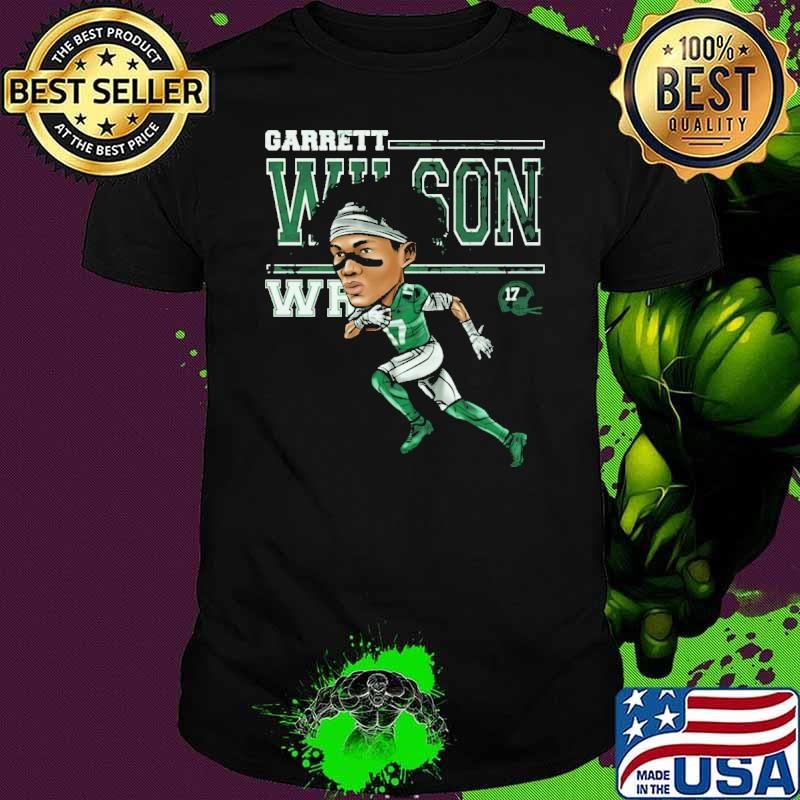 Garrett Wilson American professional football wide receiver New York J Cartoon T-Shirt