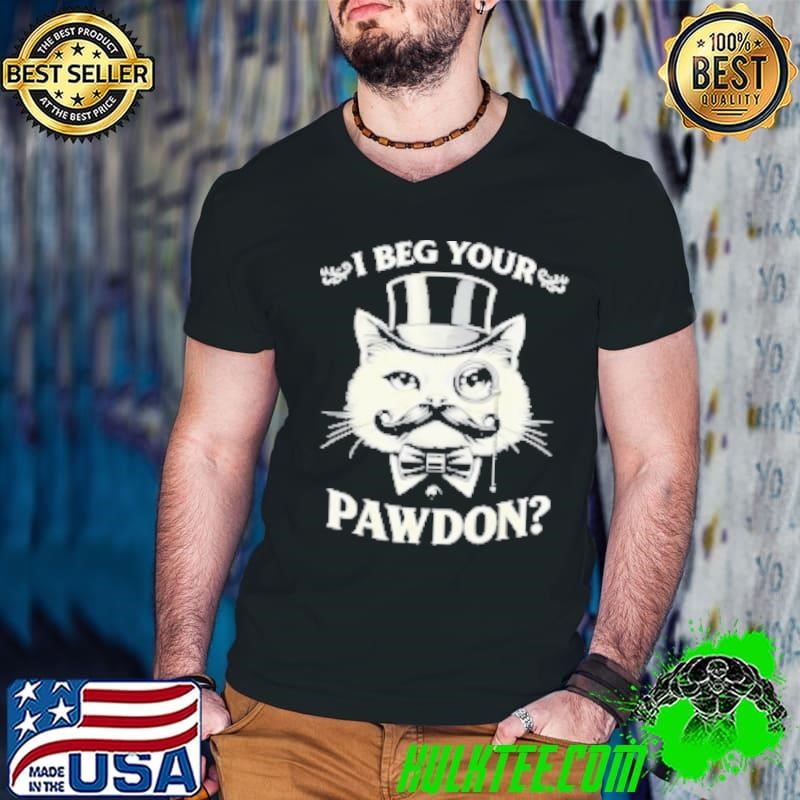 Gentleman Cat I beg your Pawdon Guys V Neck