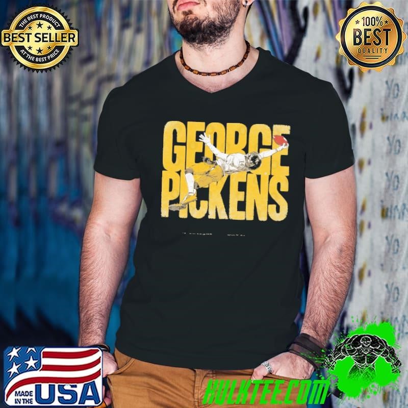 George Pickens football wide receiver Pittsburgh One Hand Catch Bold T-Shirt