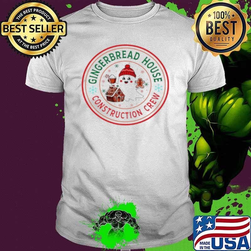 Gingerbread House Construction Crew Cute Ghost Shirt
