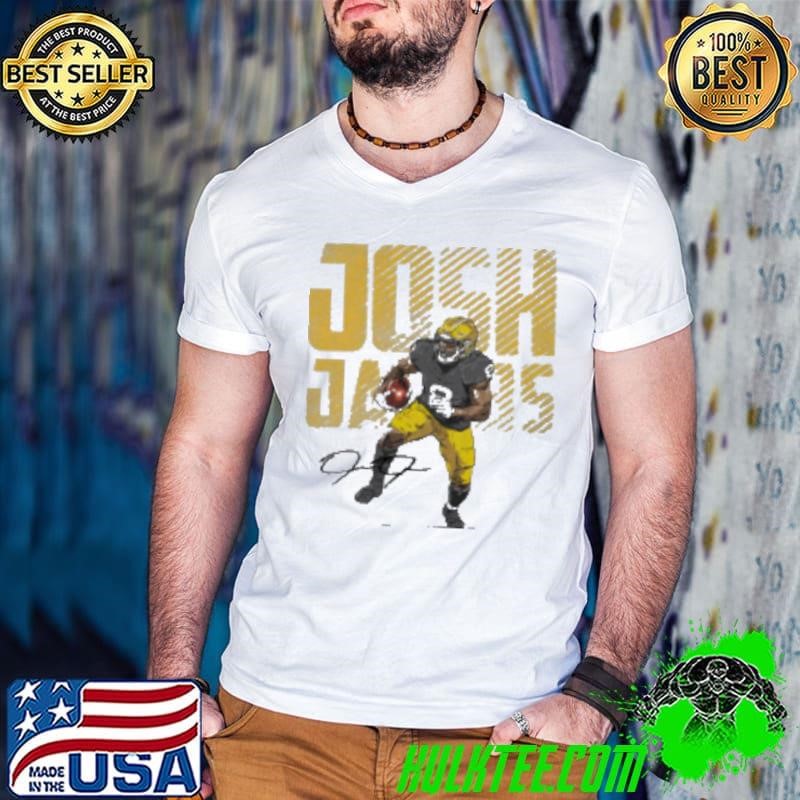 Green Bay Packers Josh Jacobs Bold Signature Shirt