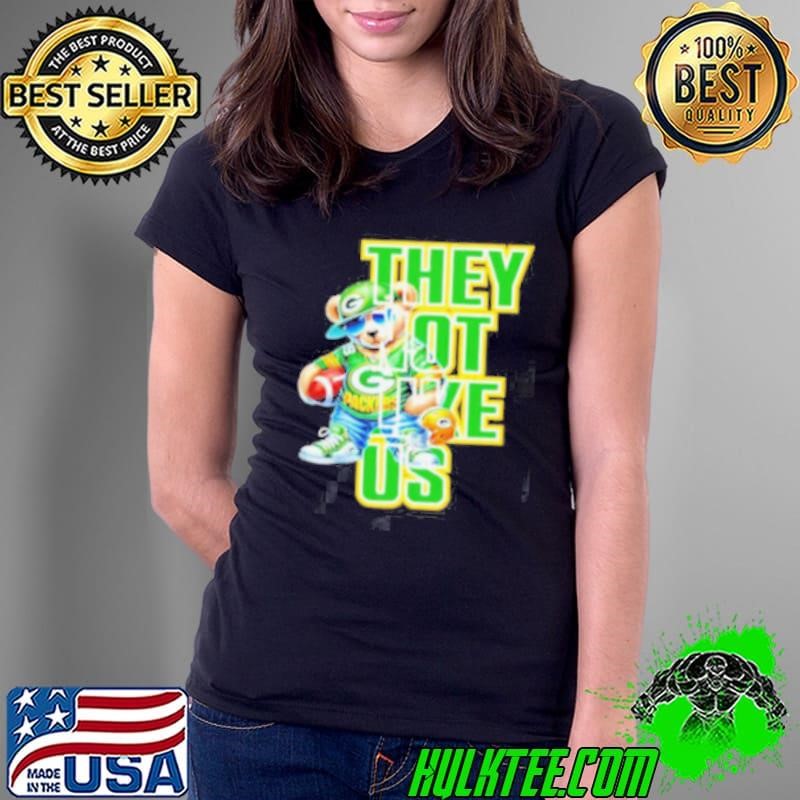 Green Bay Packers bear they not like us Ladies Tee