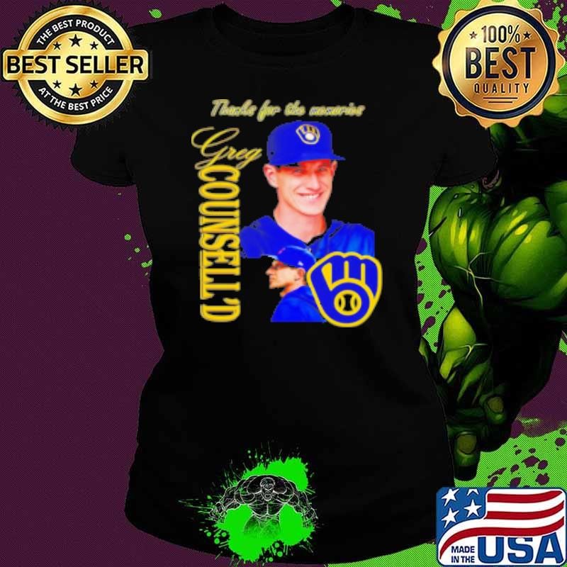 Greg Counsell Milwaukee Brewers Thanks For The Memories Shirt