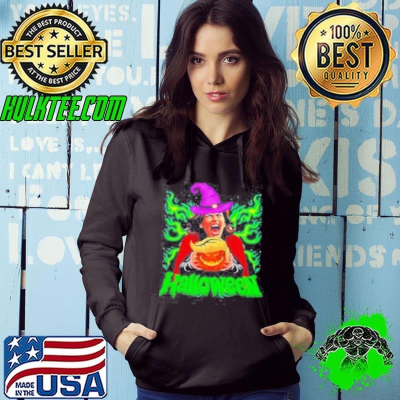 Halloween 2024 Usa Kamala Halloween For President Pumpkin Donald Trump Hoodie