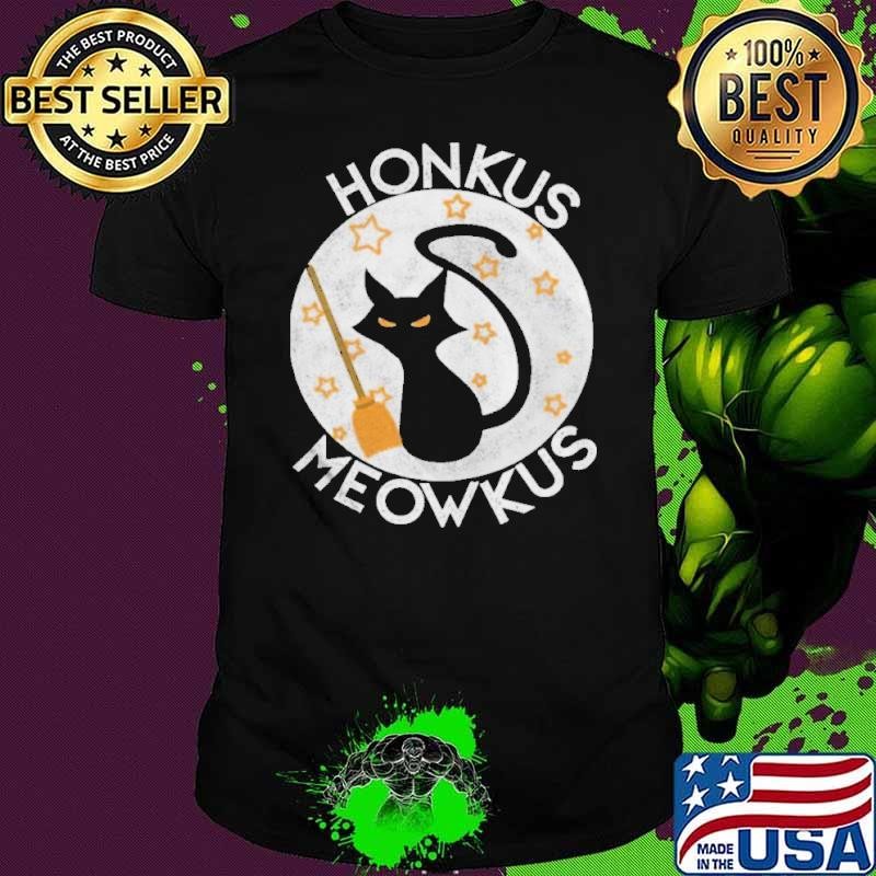 Halloween Funny Honkus Meowkus Cat shirt