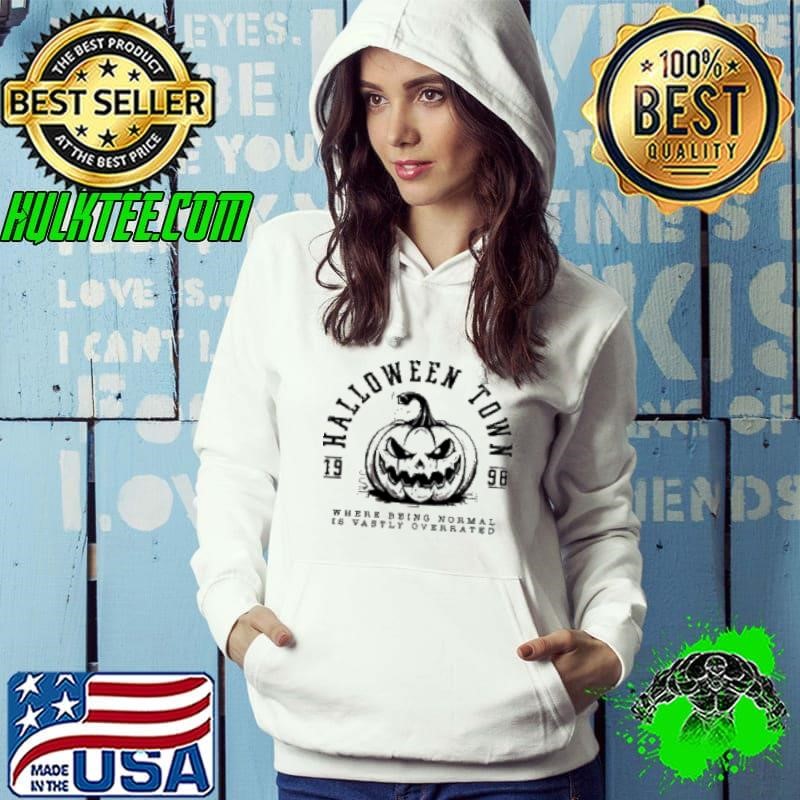 Halloween Town Scary Pumpkin Teacher Hoodie