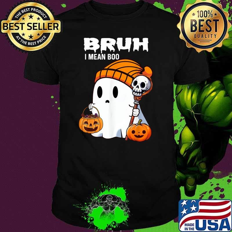 Halloween bruh ghost boo skull pumpkin Unisex