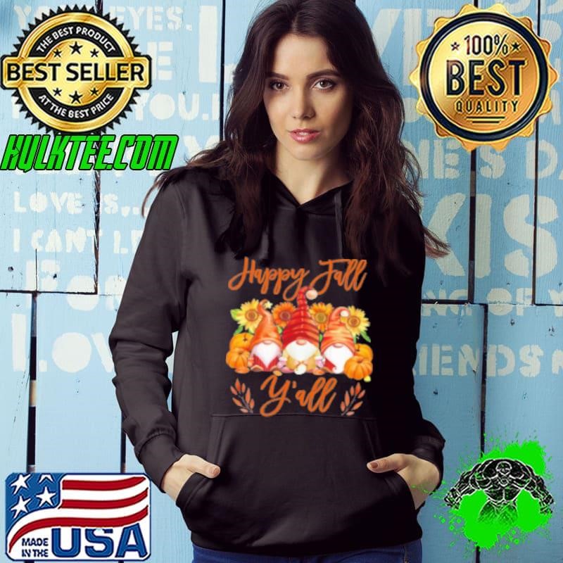 Happy Fall Y'all Gnome Teacher Hoodie