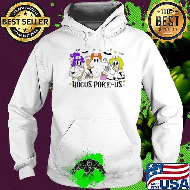 Hocus Poke Us Witch Nurse Halloween Hoodie