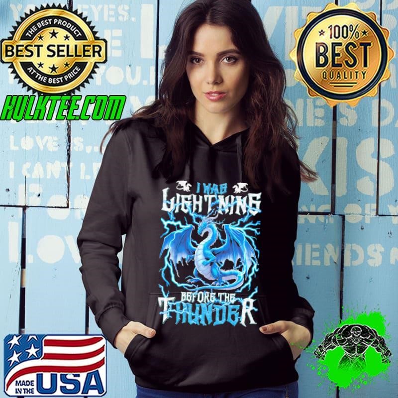 I Was Lightning Before The Thunder Vintage Halloween Animal T-Shirt