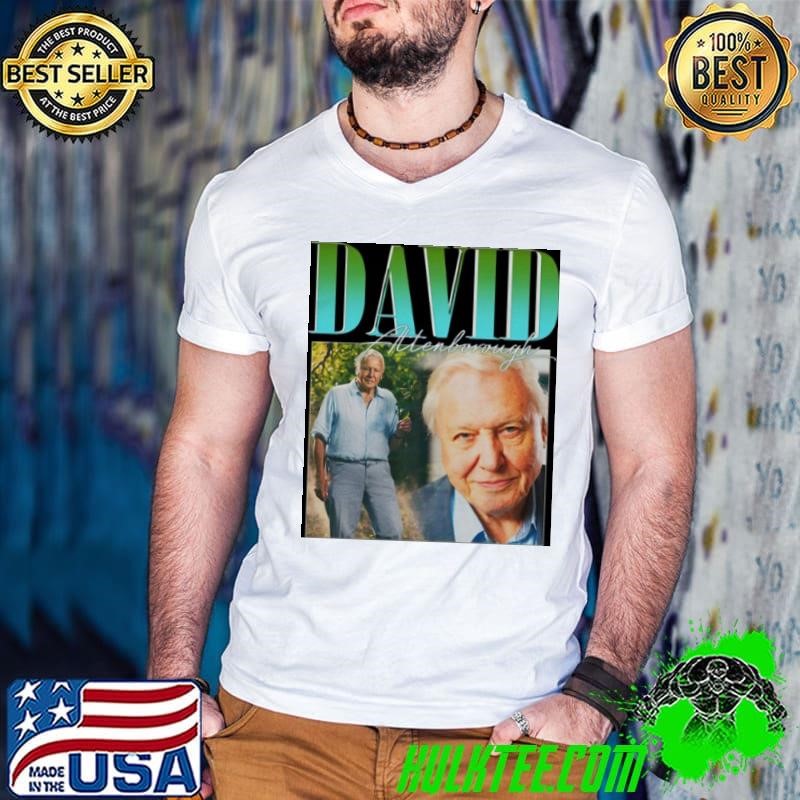 Illustration David Attenborough shirt