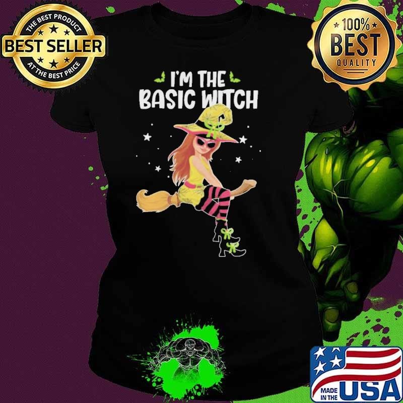 I’m the Basic Witch Funny Halloween Matching Group Costume Ladies tee