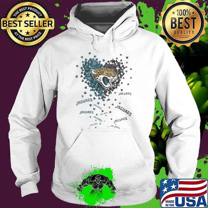 Jacksonville Jaguars Heart Hoodie