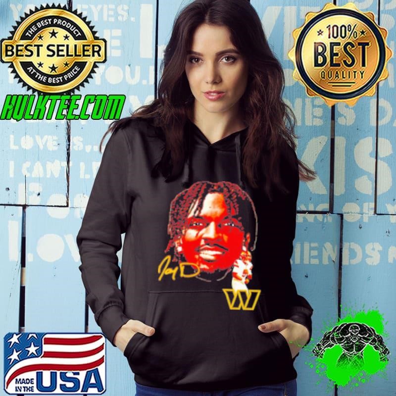 Jayden Daniels Washington Commanders season opener big face head Hoodie